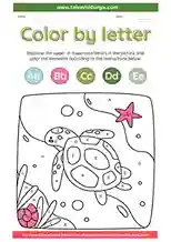 color by letter